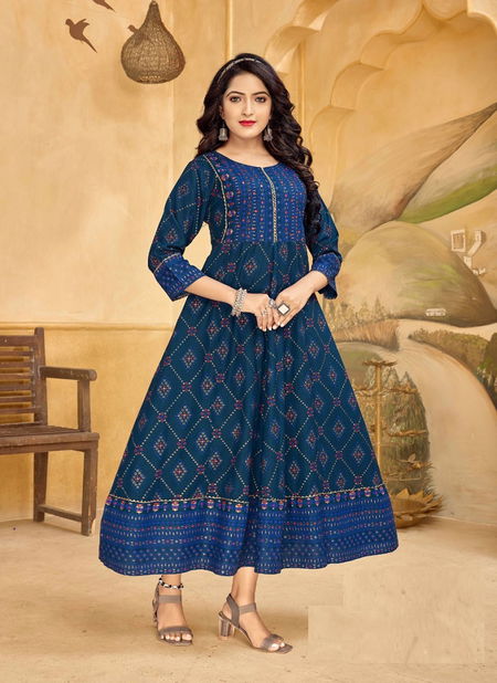 Banwery Nayanthara 19 Fancy Designer Wholesale Anarkali Kurti Catalog
 Catalog